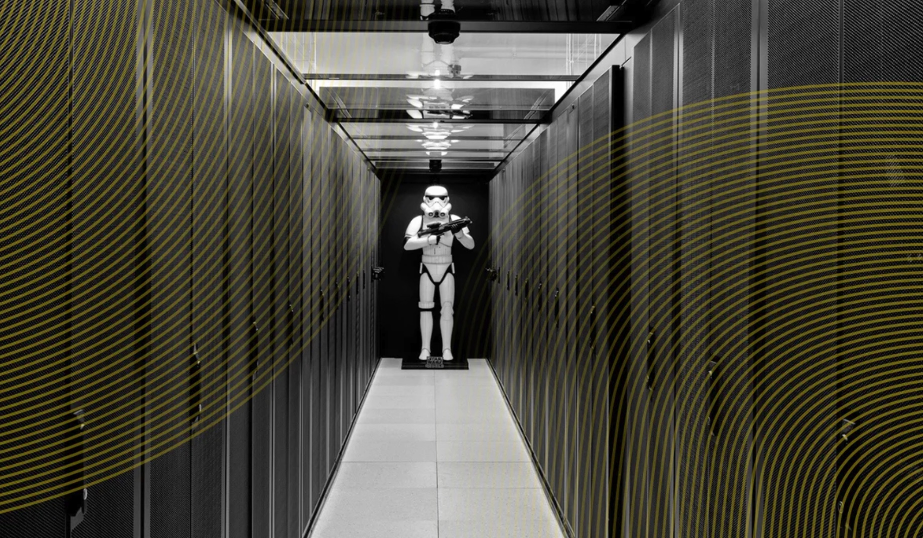 ZETTAPLAN Rechenzentrum mit Stormtrooper